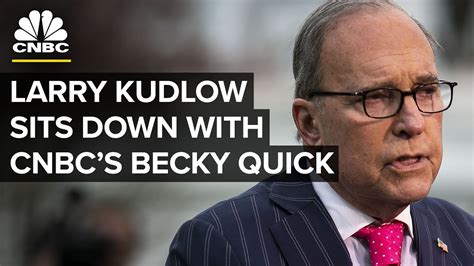 LIVE: CNBC's Becky Quick Interviews Larry Kudlow - Sept. 17, 2018 ...