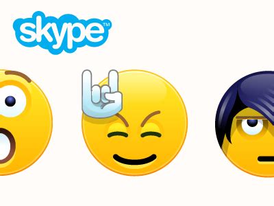 Skype Emoticons by Hicksdesign on Dribbble