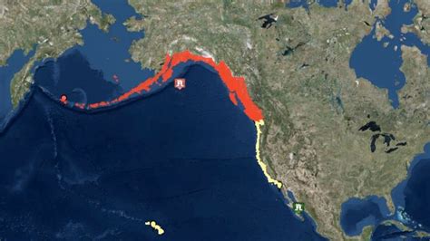 Tsunami fears ease after huge earthquake off coast of Alaska | World News | Sky News