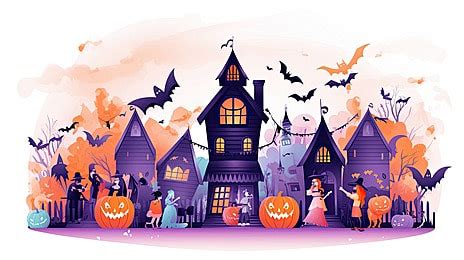 Haunted House Party Background, Halloween, Party, Night Background Image And Wallpaper for Free ...