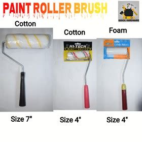 Wall Rollers Paint Brush Size 4" and 7" | Shopee Philippines