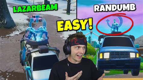 i used lazarbeam's meme to win in fortnite... (100% easy) - YouTube