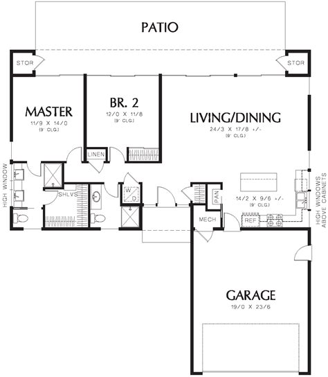 L Shaped Small House Floor Plans - Image to u