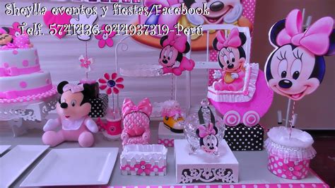 Decoracion Minnie Minnie Mouse 1st Birthday, Baby Birthday Cakes, Minnie Mouse Party, 1st ...