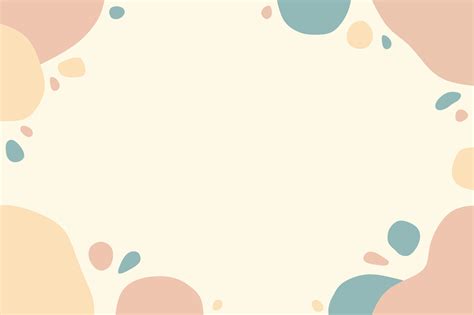 Illustration Vector Graphic of Aesthetic Background Template with Minimalist Pastel Colors and ...