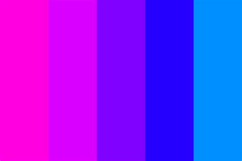 pink 2 blue transitions #1 color palette | Color palette pink, Purple color palettes, Neon ...