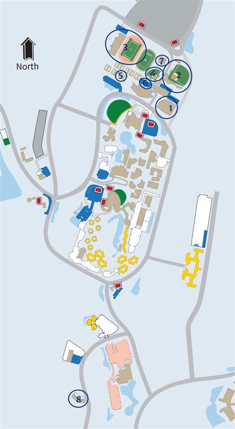 Map of UNF Athletics Facilities - University of North Florida