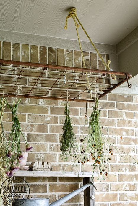 Plant Drying Rack DIY - Salvaged Living | Herb drying racks, Drying ...