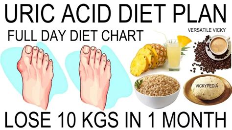 Uric Acid Diet Plan | Diet Chart For Uric Acid Patient Versatile Vicky - YouTube