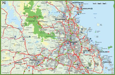 Map Of Brisbane Australia Map Of Spain Andalucia - Bank2home.com