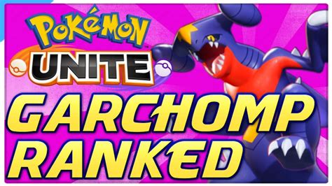 Garchomp RANKED! How to play Garchomp in Pokemon Unite! Battles/Guide ...