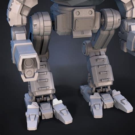 Download free STL file FanArt Battletech Marauder 3D Model Assembly Kit • Design to 3D print ・ Cults