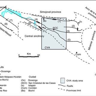 (A) Location map and tectonic setting of Southern Mexico (Modified from... | Download Scientific ...