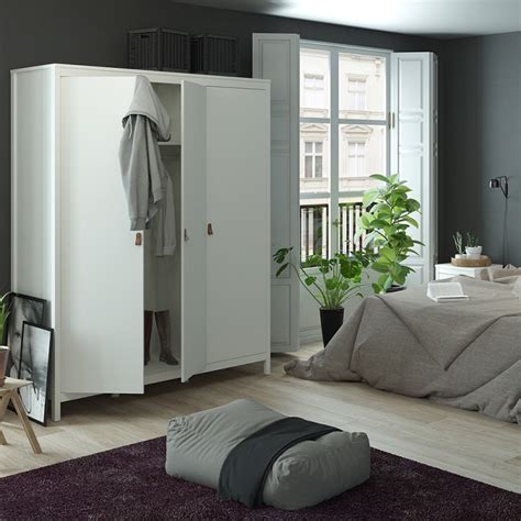 Loft 3 door wardrobe - White - Perfectly Lovely Interiors