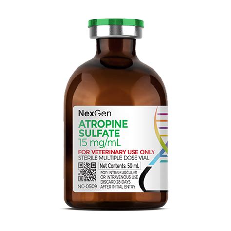 Atropine Sulfate 15mg/Ml (50ml) - Non-Domestics & Exotics For ...