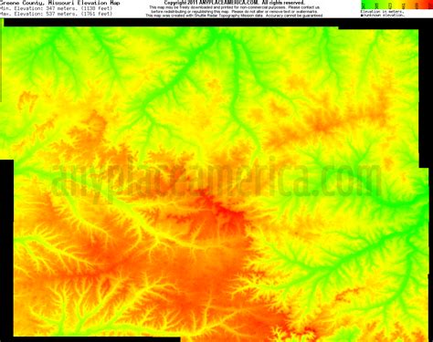 Free Greene County, Missouri Topo Maps & Elevations