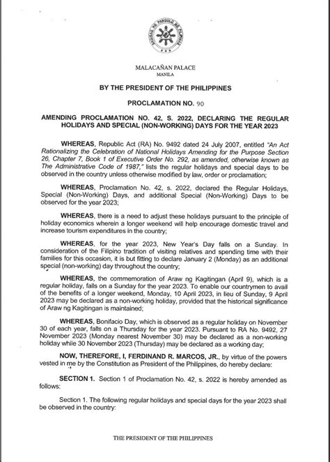 ABS-CBN News on Twitter: "READ: President Ferdinand Marcos, Jr. issues ...