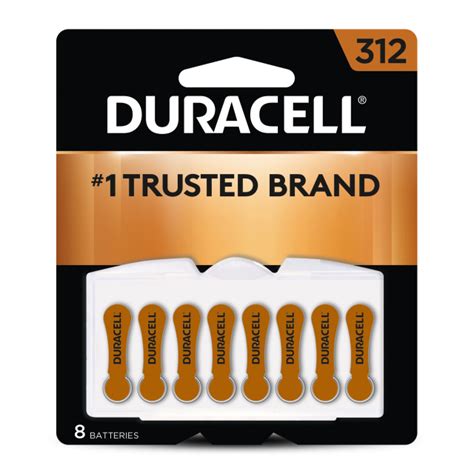 Duracell Battery Products | Hearing Aid Batteries - 312