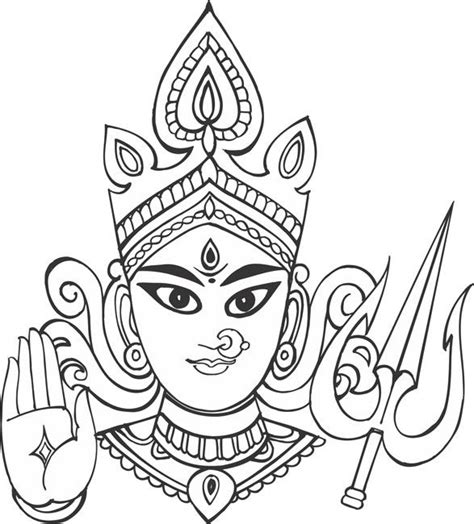 Lord kolkatha kali indian god vector clipart | Mandala design art ...