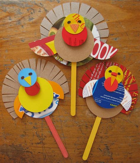 Thanksgiving Craft - Cereal Box Turkeys - Happy Home Fairy