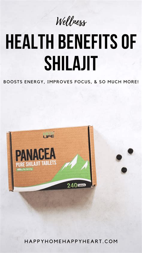 Health Benefits Of Shilajit - Happy Home Happy Heart