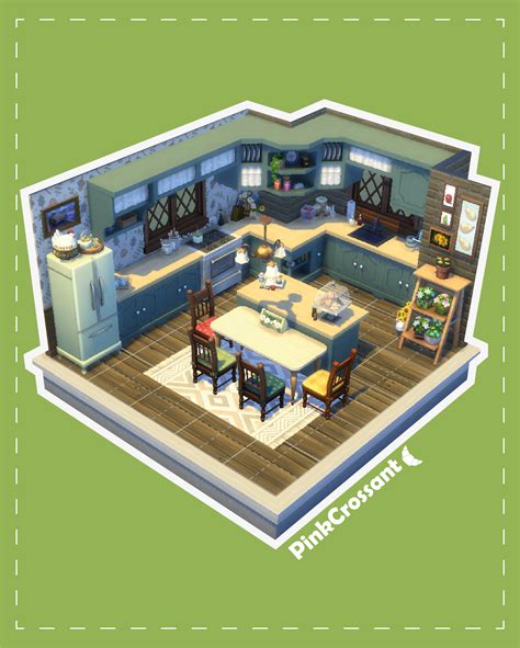 Sims 4 - Cottage Kitchen | Sims 4 cottage, Sims 4 house design, Sims 4 kitchen