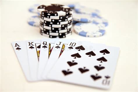 Royal Flush Spades stock image. Image of card, royalflush - 1941443