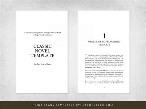 Free Editable Book Templates in Word