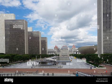 Empire State Plaza Albany New York Stock Photo - Alamy