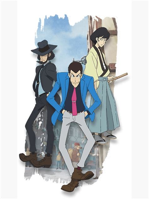 "lupin III Poster" Sticker for Sale by nordenigoeo | Redbubble