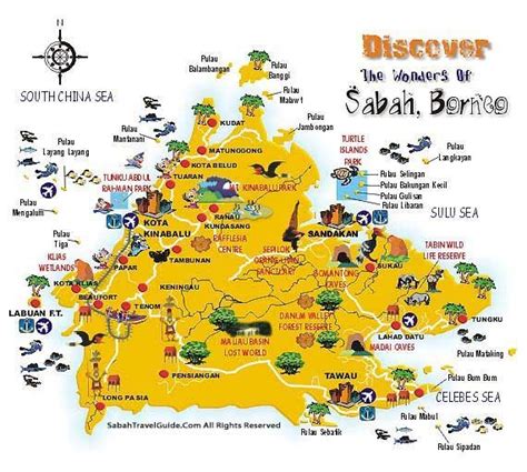 Malaysia Map Directory and Malaysia Map Information collection: Sabah ...