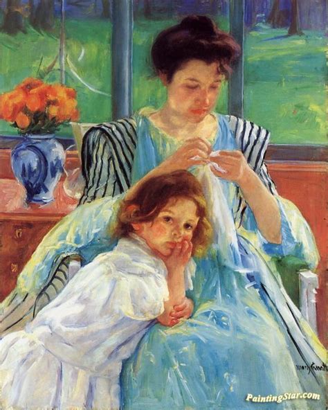 Young Mother Artwork By Mary Cassatt Oil Painting & Art Prints On ...