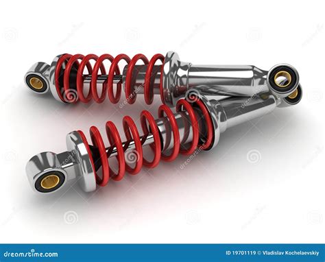 Shock absorber car stock illustration. Illustration of tuning - 19701119