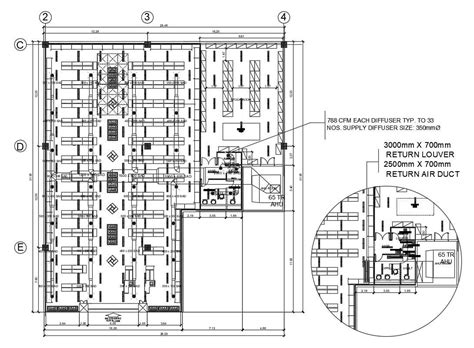 Industrial Factory Floor Plan Download CAD Drawing - Cadbull