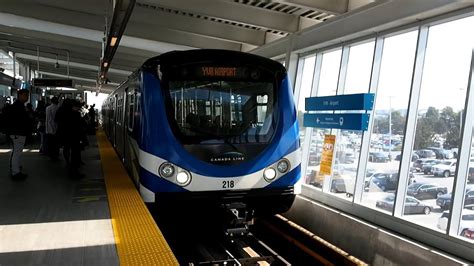 2017/09/16 Vancouver SkyTrain: Canada Line at YVR-Airport - YouTube