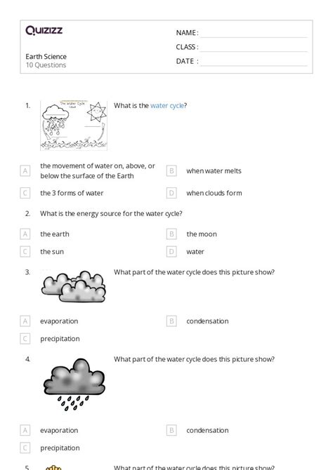 50+ Earth & Space Science worksheets on Quizizz | Free & Printable