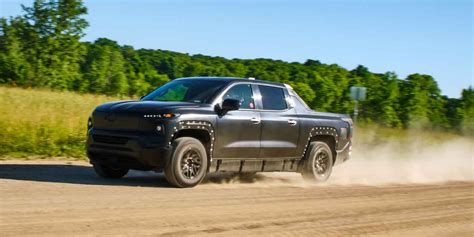 GM teases image of Chevy Silverado EV during proving ground testing