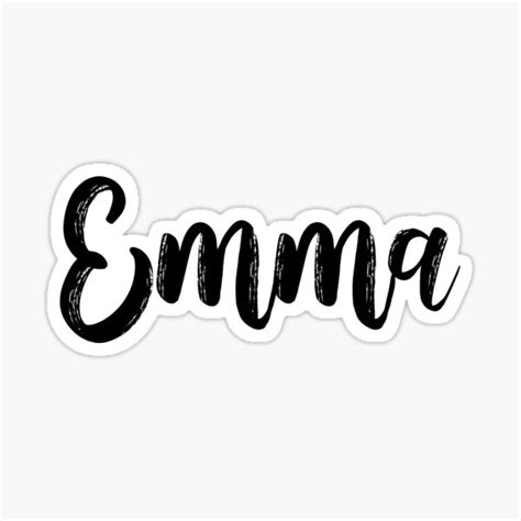 Emma Name Stickers | Redbubble