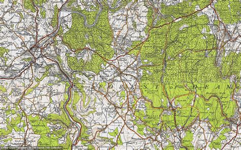 Historic Ordnance Survey Map of Coleford, 1946