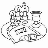 Shabbat Coloring Pages sketch template