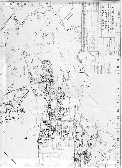 Kodiak Military History, Navy Base Structures 1965