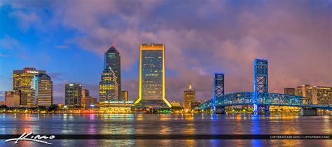 Jacksonville Florida Skyline Panorama