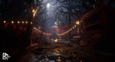 Creepy Circus / 55+ Assets in Environments - UE Marketplace