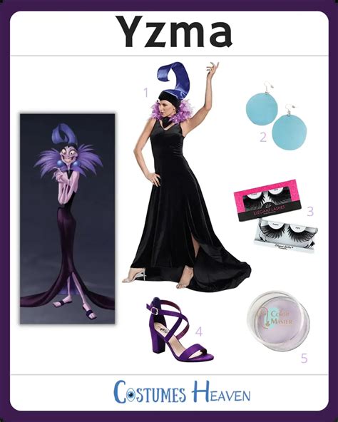 Yzma (The Emperor's New Groove) Costume For Cosplay & Halloween 2024