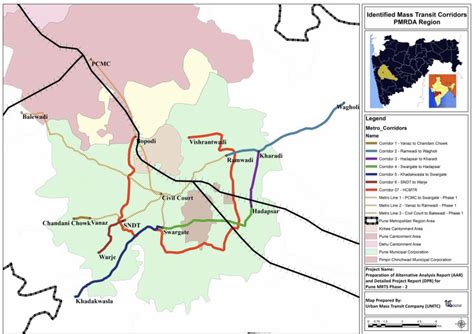 Identified New Pune Metro Lines, Extensions and Corridors - Official Pune Metro Twitter : r/pune