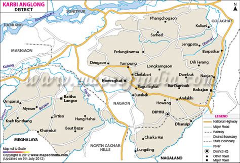 Karbi Anglong District Map