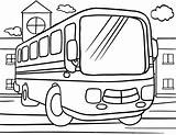 Premium Vector  Bus Coloring Page For Kids Vehicle sketch template