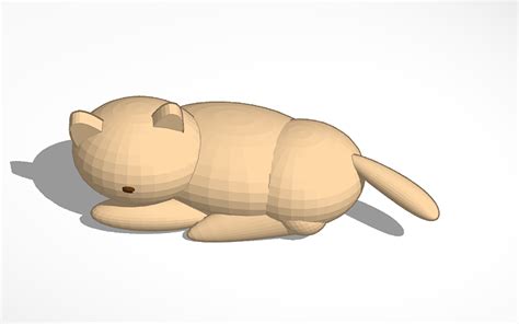 3D design cat | Tinkercad