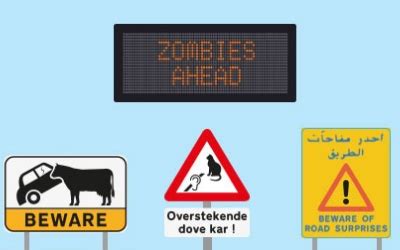 Weird Road Signs from Around the World | The Windscreen Company