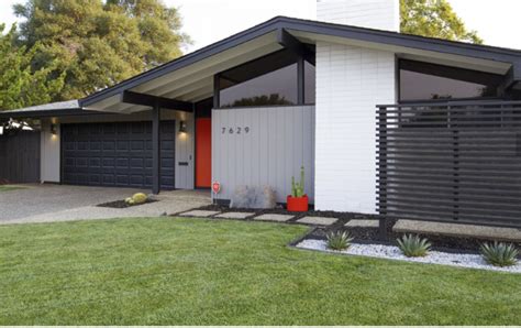 Mid-Century Modern Exterior Finishes - Wildfire Interiors